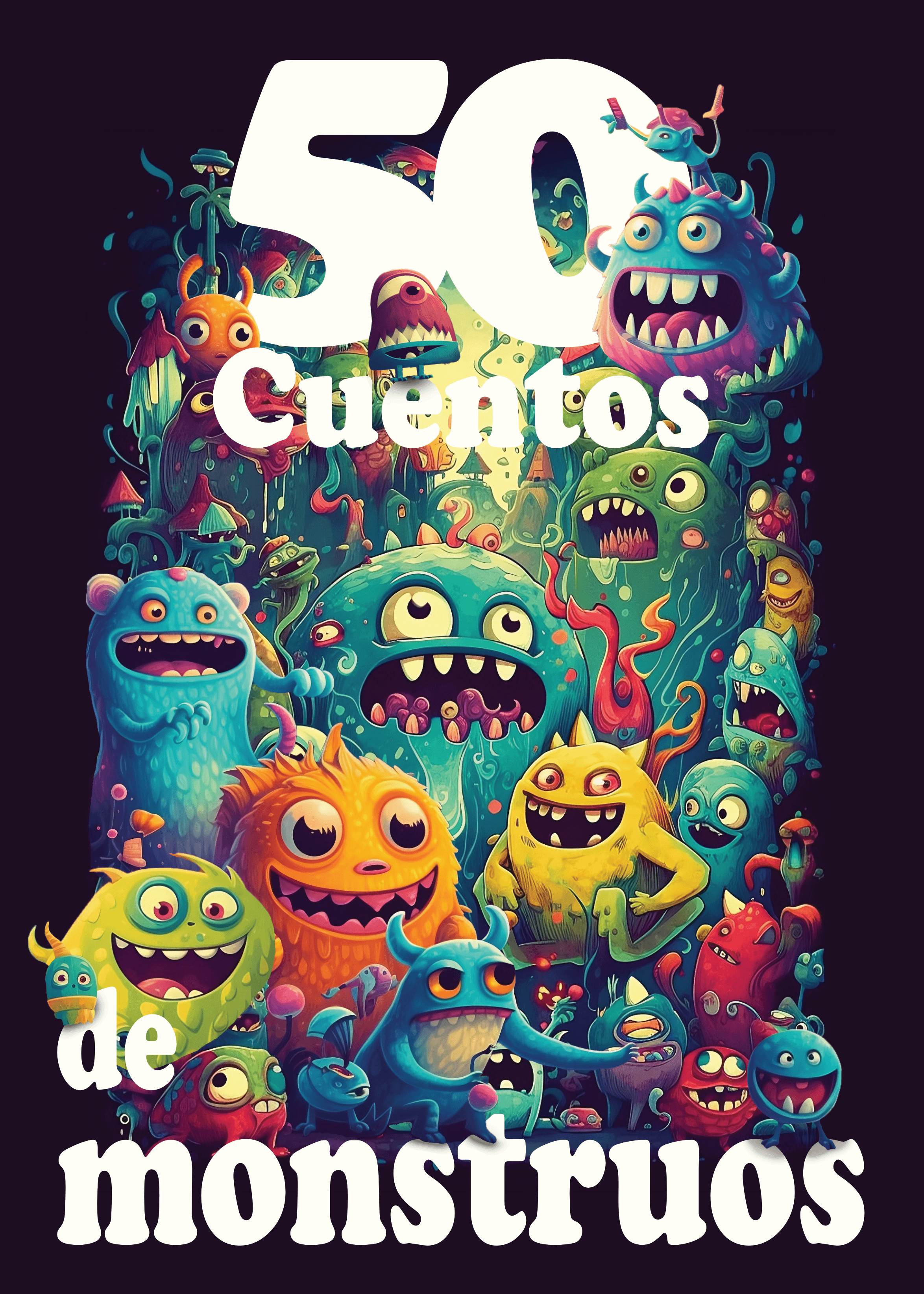 cover of 50 Cuentos de monstruos